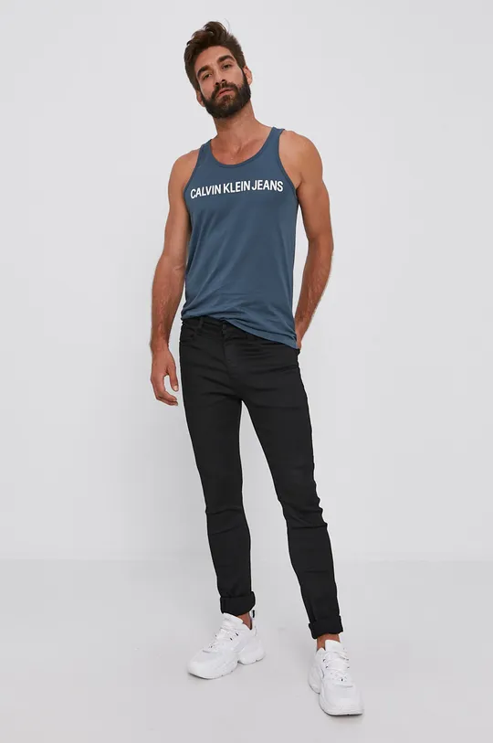 Calvin Klein Jeans T-shirt J30J315249 niebieski