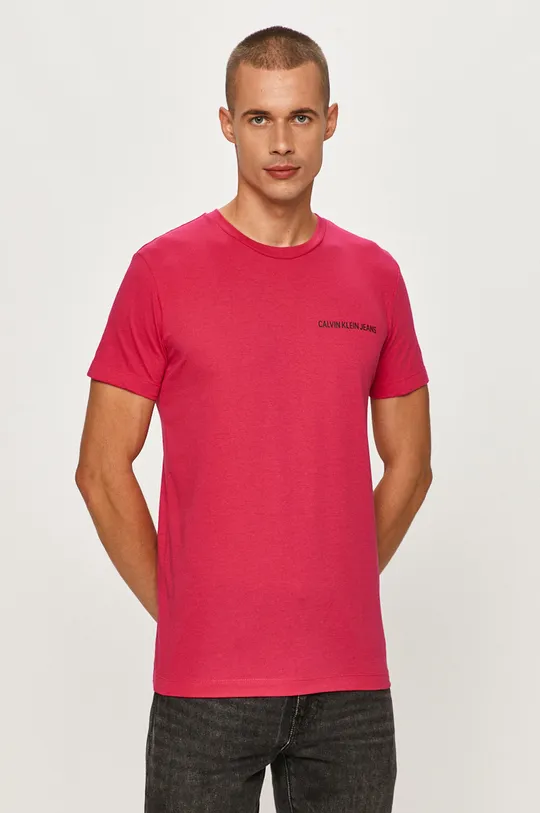 rózsaszín Calvin Klein Jeans - T-shirt Férfi
