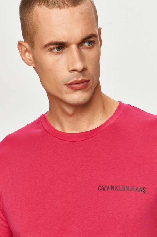sýto ružová Calvin Klein Jeans - Tričko
