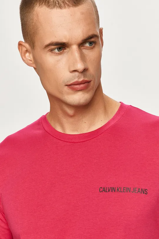 rózsaszín Calvin Klein Jeans - T-shirt