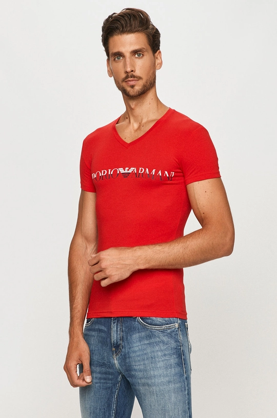 piros Emporio Armani - T-shirt Férfi