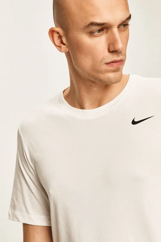 biały Nike - T-shirt Męski