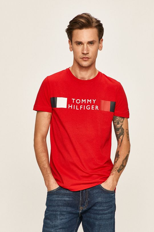 rosu Tommy Hilfiger - Tricou De bărbați