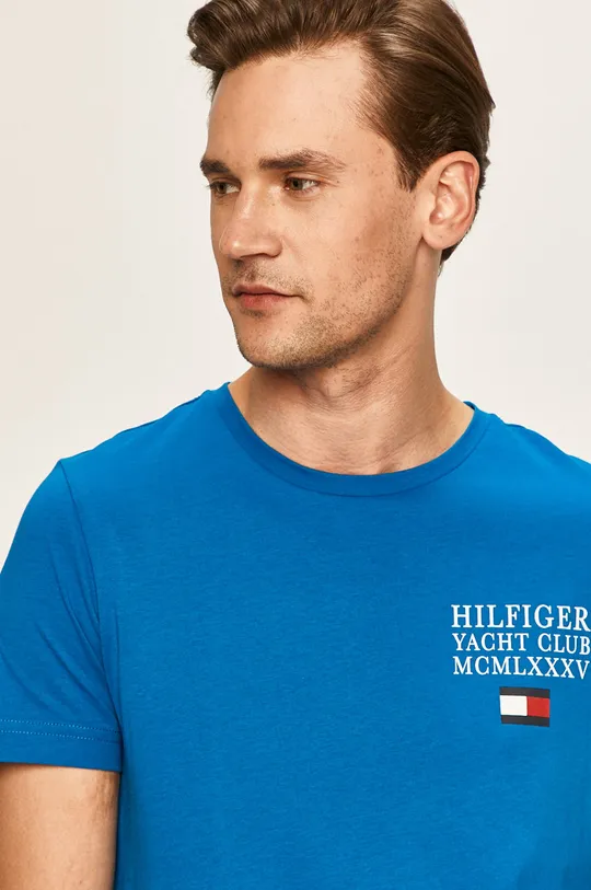 modrá Tommy Hilfiger - Pánske tričko