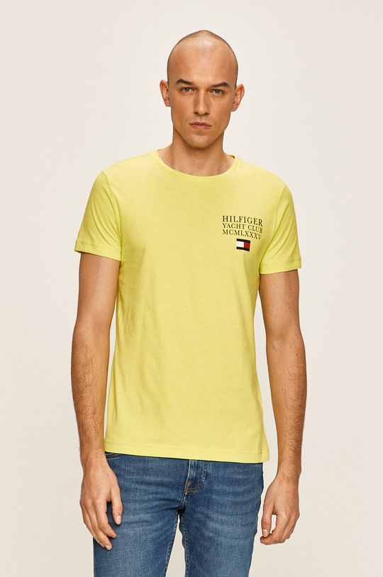 galben – verde Tommy Hilfiger - Tricou De bărbați