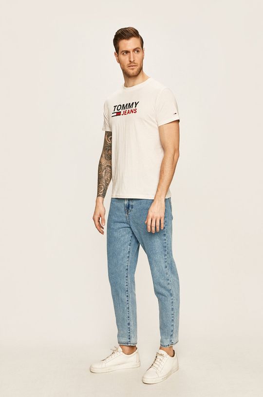 Tommy Jeans - T-shirt biały
