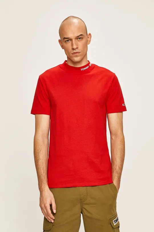 piros Tommy Jeans - T-shirt Férfi