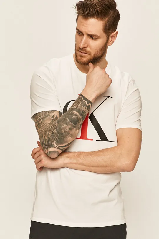 biały Calvin Klein Underwear - T-shirt CK One Męski