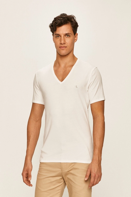 biały Calvin Klein Underwear - T-shirt CK One (2-pack) Męski