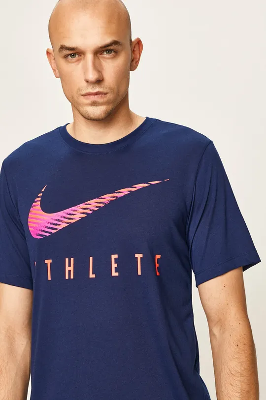 sötétkék Nike - T-shirt Férfi