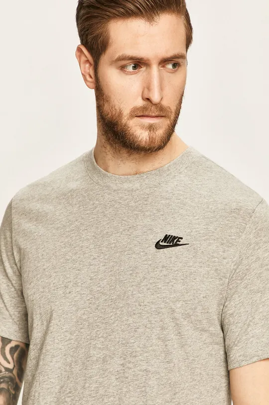 сірий Nike Sportswear - Футболка Чоловічий