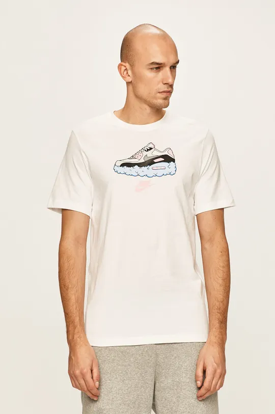 biela Nike Sportswear - Pánske tričko Pánsky