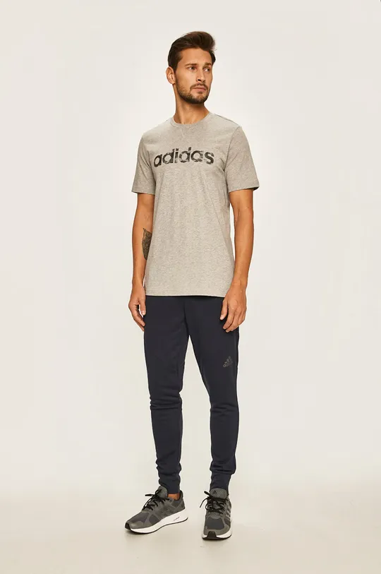 adidas - Pánske tričko EI9726 sivá