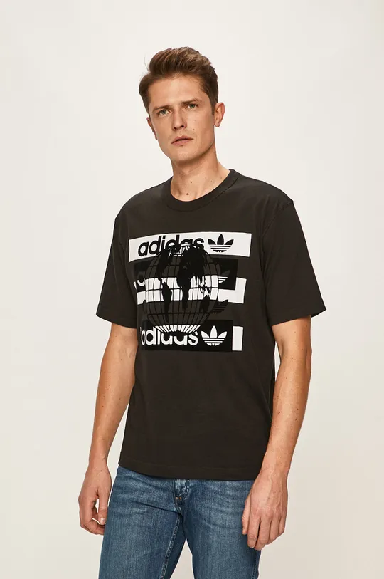 fekete adidas Originals - T-shirt FM2253 Férfi