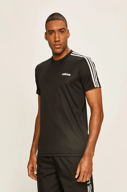 czarny adidas - T-shirt FL0349 Męski