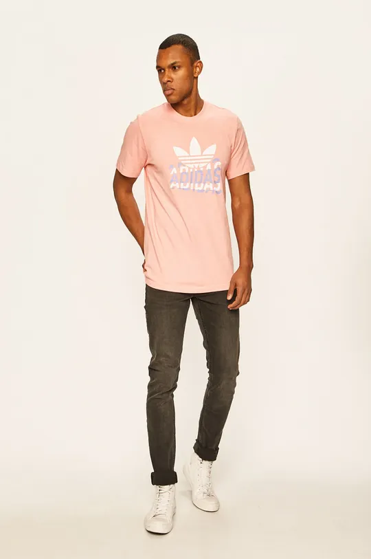 adidas Originals - Pánske tričko FM3381 ružová