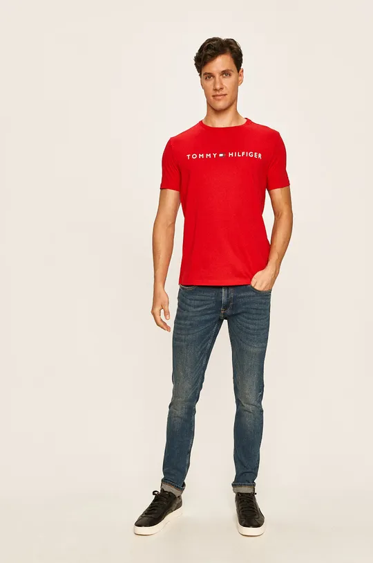 Tommy Hilfiger - Pánske tričko červená