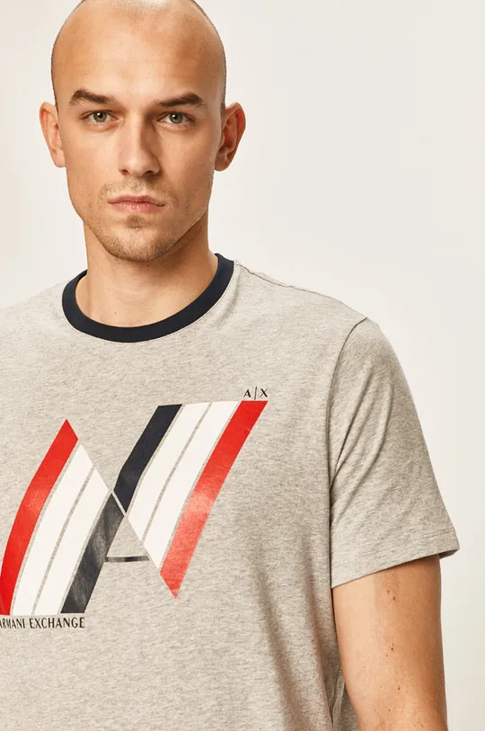 sivá Armani Exchange - Pánske tričko
