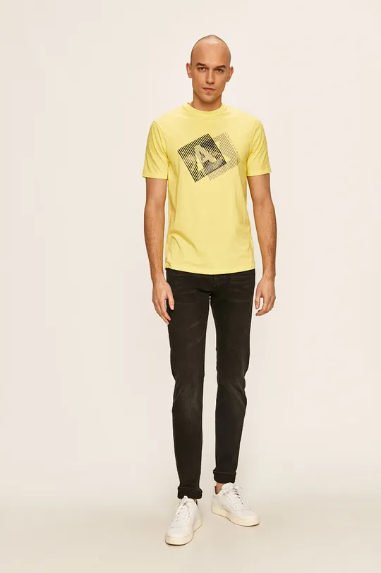 Armani Exchange - Tričko žltá