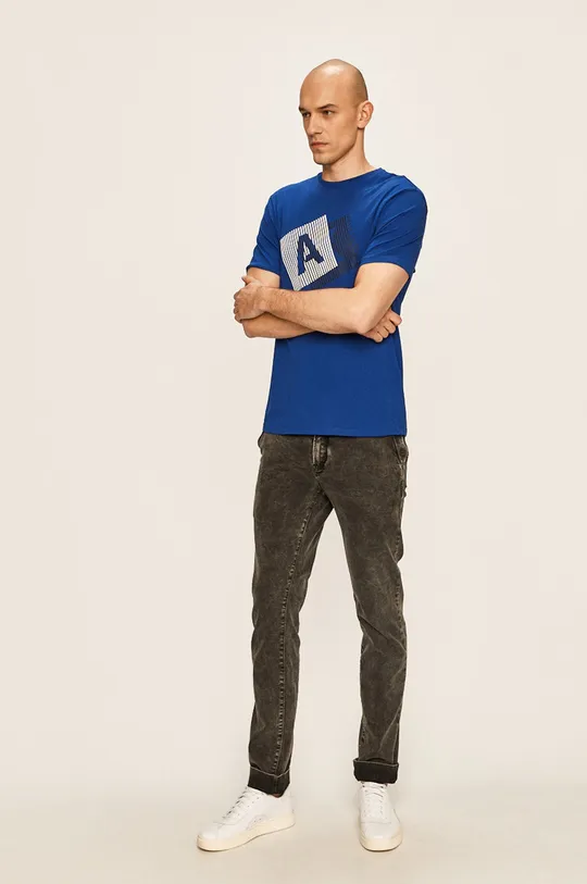 Armani Exchange - T-shirt kék