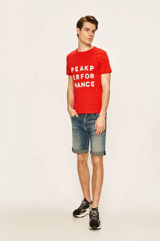 Peak Performance - T-shirt czerwony