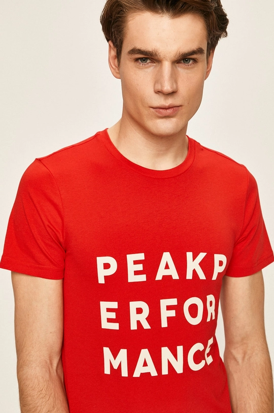 czerwony Peak Performance - T-shirt