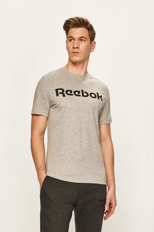 γκρί Reebok - Μπλουζάκι Ανδρικά