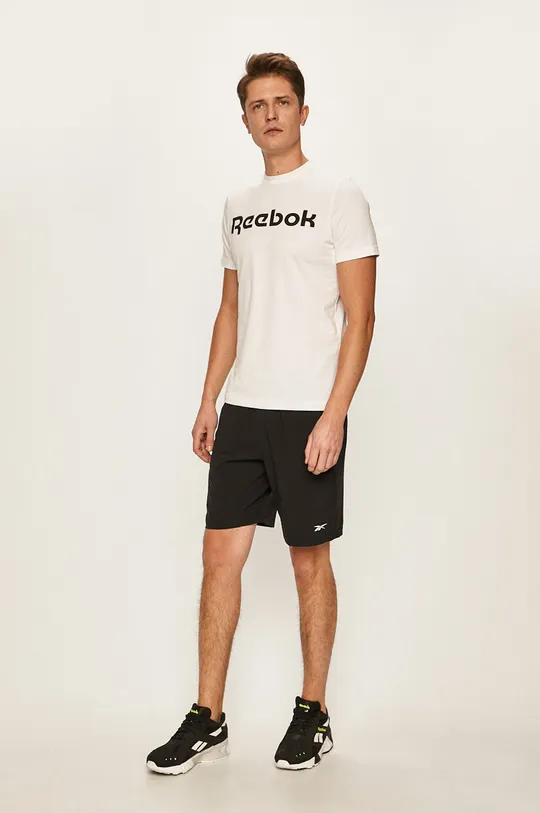 Reebok – T-shirt biały