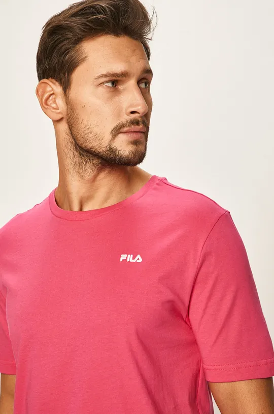 rózsaszín Fila - T-shirt Férfi