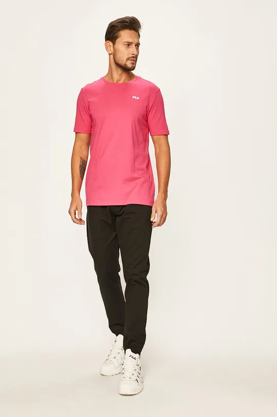 Fila - T-shirt rózsaszín