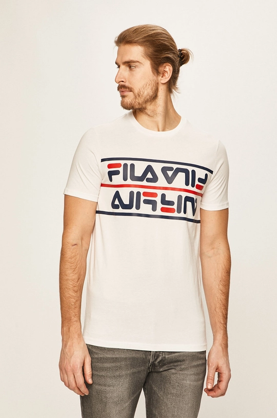 biały Fila - T-shirt