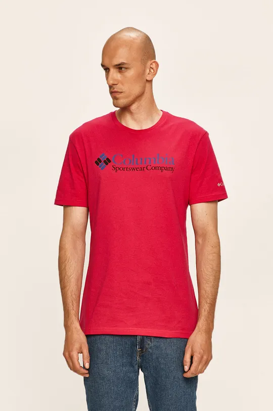 różowy Columbia T-shirt Męski