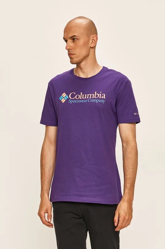 фіолетовий Columbia - Футболка Чоловічий