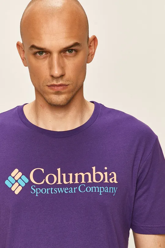 fioletowy Columbia - T-shirt