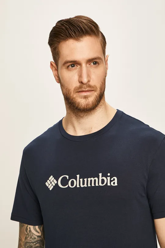 sötétkék Columbia t-shirt