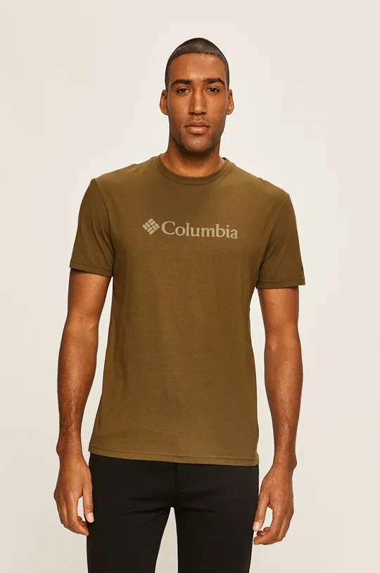 zelena Majica kratkih rukava Columbia Muški