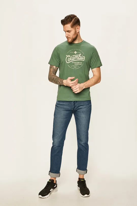 Columbia - Pánske tričko zelená