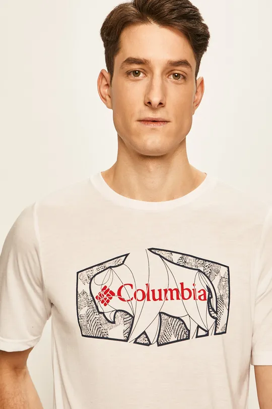 biały Columbia - T-shirt