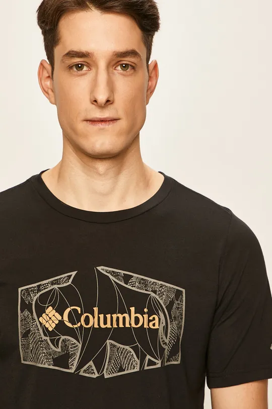 čierna Columbia - Pánske tričko