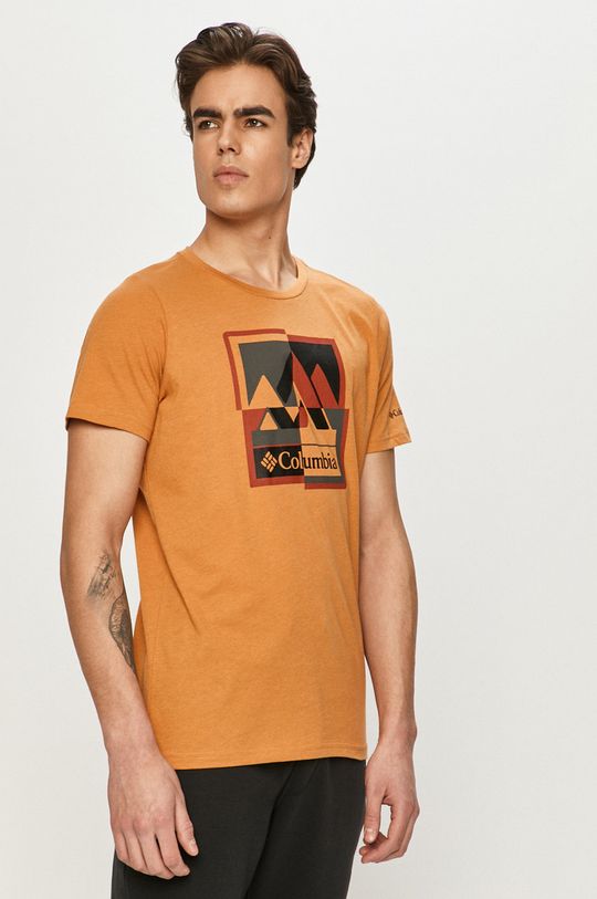 pomarańczowy Columbia - T-shirt Męski