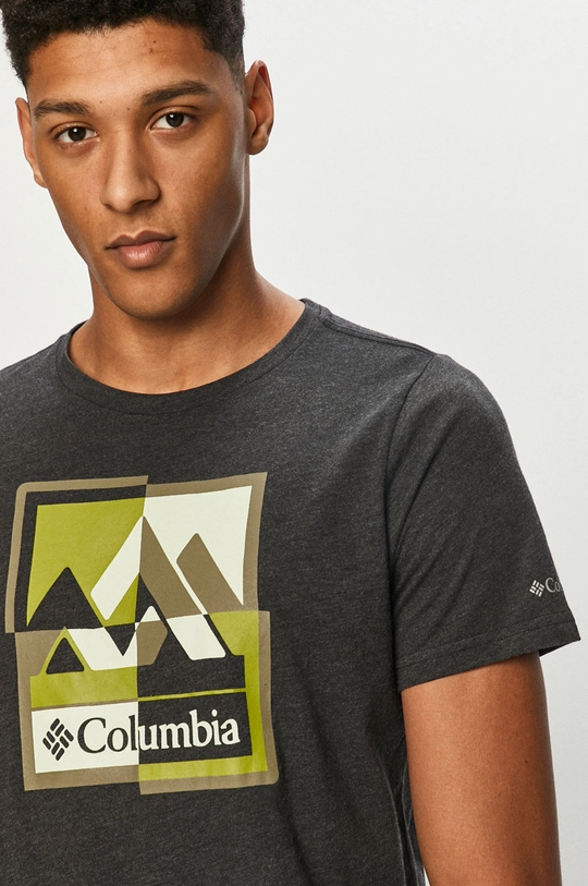 czarny Columbia - T-shirt