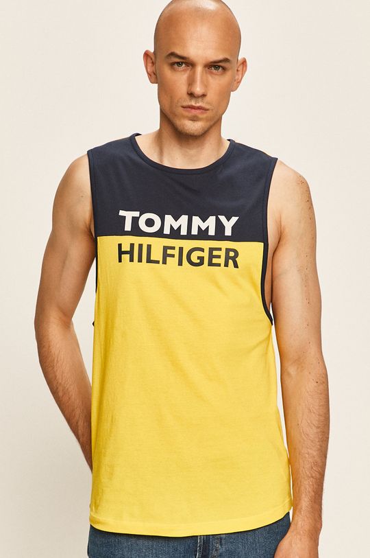jasny żółty Tommy Hilfiger - T-shirt Męski