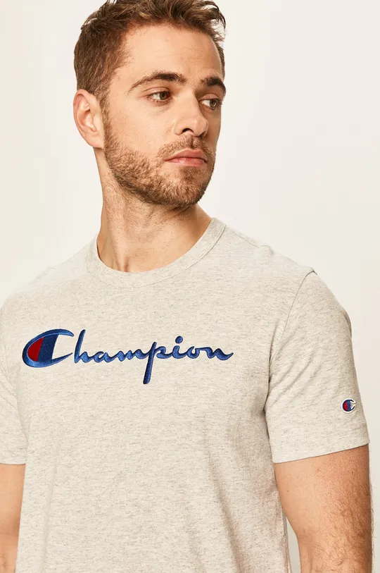 gray Champion t-shirt