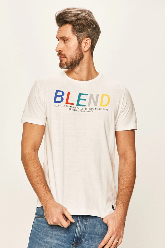 fehér Blend - T-shirt Férfi