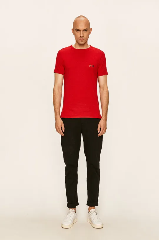 Tommy Hilfiger Tailored - T-shirt czerwony