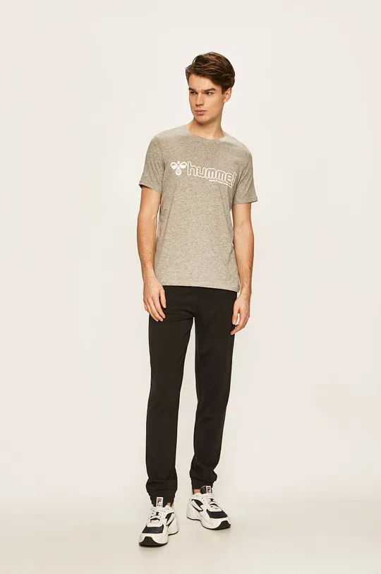 Hummel - Pánske tričko sivá