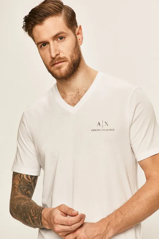 fehér Armani Exchange - T-shirt Férfi