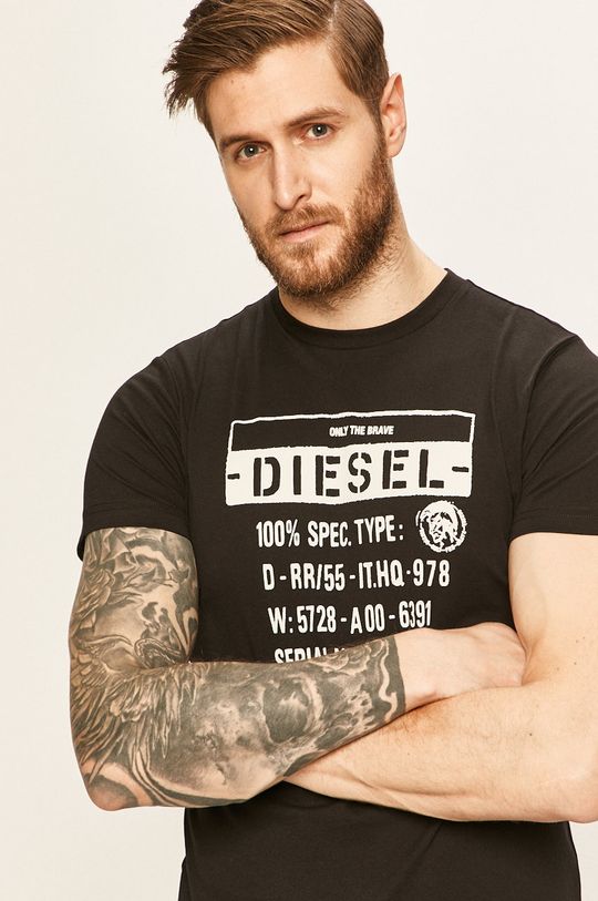 černá Diesel - Tričko