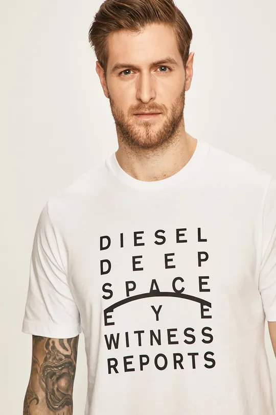biela Diesel - Pánske tričko Pánsky