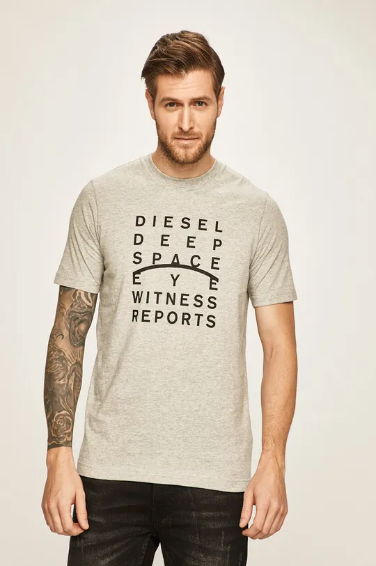 sivá Diesel - Pánske tričko Pánsky
